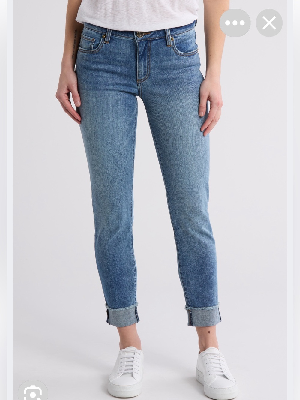 Kut from the Kloth women’s ankle cropped jeans